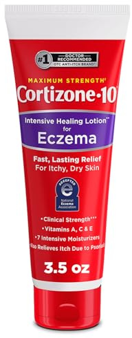 Cortizone-10 Max Strength Healing Itch Relief Eczema Lotion, 3.5 oz.