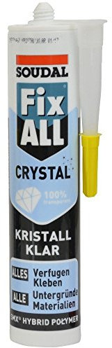 Kleb- Dichtstoff FIX ALL CRYSTAL 290ml kristallklar Spar- Set (3)