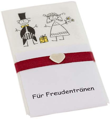 unser schönster Tag 50 x Taschentücher Freudentränen Hochzeit TT0003