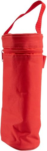 Poupy - Thermobehälter für Babyflaschen | Hält Getränke länger warm oder kalt | Praktischer Reißverschluss für Reisen | Einfache Befestigung am Kinderwagen, Mehrfarbig, 1 Unità, Polyester