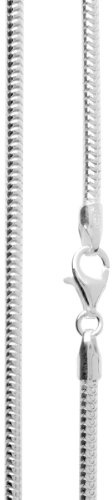 InCollections Damen-Halskette 925/000 Sterlingsilber Schlangenkette
