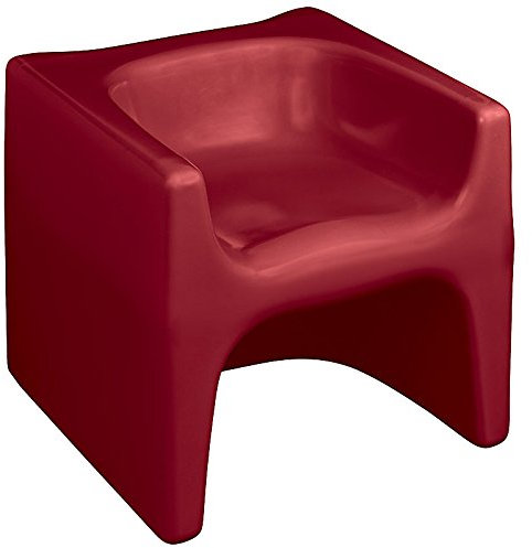 esku DADU Kinderhocker mit DREI Sitzhöhen für Innen- und Außenbereich | wetterfester Wendehocker für Kinder | kippstabil, abwaschbar, UV-stabil in vielen schönen Farben