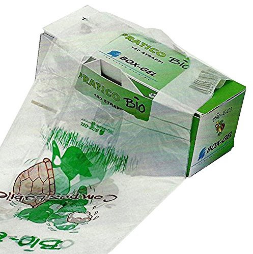 300 enveloppe de plastique biologique 23 x 50 Sachet Shoppers Sac avec manche pour denrées alimentaires cabas à rouleau