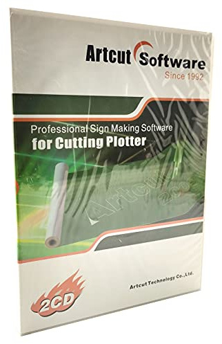 ArtCut 2009 Pro Software für Schild Vinyl Plotter Cutter Schneiden Plotterfolie 9 Sprachen 2 CD