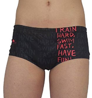 Turbo Badehose Herren Train Hard Supertank - Schwimmhose für Wettkampf Waterpolo Triathlon (XL = dt. Gr. 50)