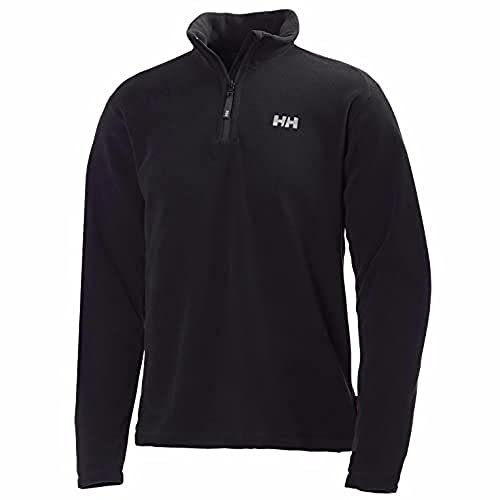 Helly Hansen Herren Daybreaker 1/2 Zip Fleece, Schwarz, L