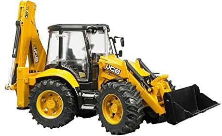 bruder 02454 - JCB 5CX eco Tracto-pelle - 1:16 Véhicule de chantier, Chantier, Pelle à godet, Pelle rétro, Ouvrier, bworld, Machine de construction, Jouet