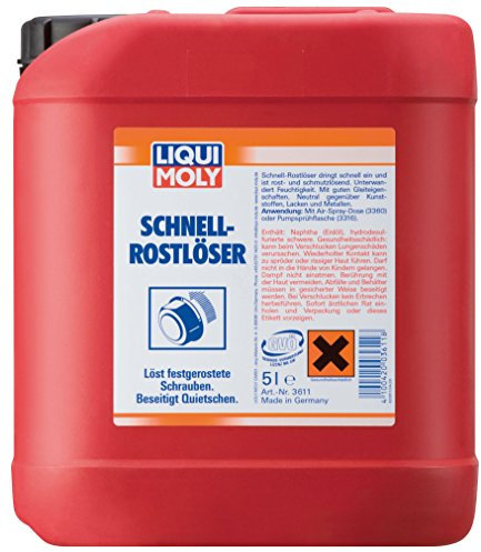LIQUI MOLY Schnellrostlöser | 5 L | Korrosionsschutz | Rostlöser | Art.-Nr.: 3611