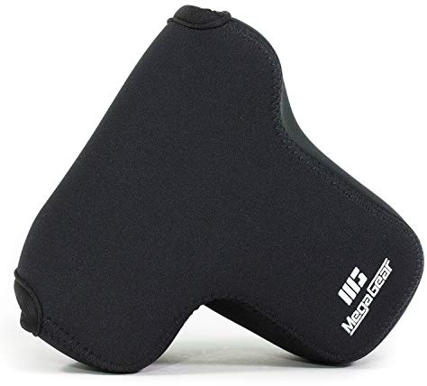 MegaGear MG865 Ultra Light Neoprene Camera Case for Fujifilm X-T3, X-T2 (XF23mm - XF56mm & 18-55mm Lens) - Black