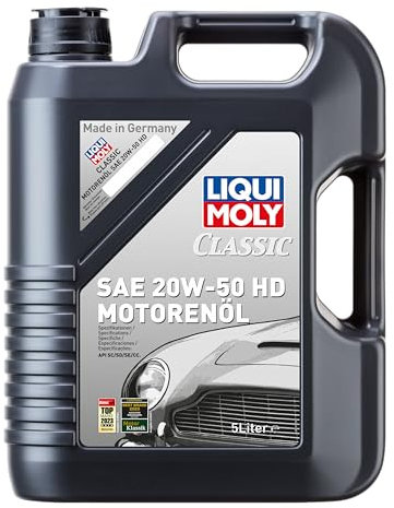 LIQUI MOLY Classic Motorenöl SAE 20W-50 HD | 5 L | mineralisches Motoröl | Art.-Nr.: 1129