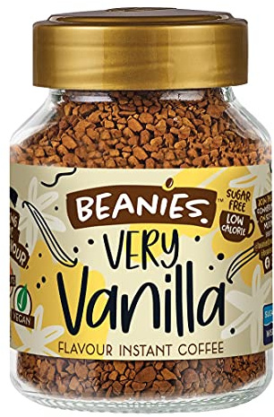 Beanies|Instant Flavoured Coffee |Very Vanille|Low Calorie, Sugar Free|50g|1 Pack of 1