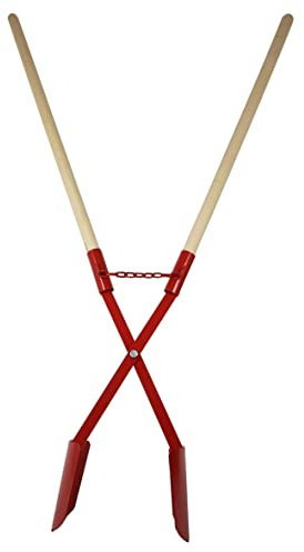 Berger + Schröter Erdlochausheber, rot, 50204