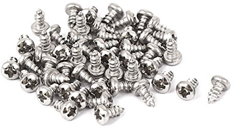 sourcing map M2.2X 4,5mm Phillips Pfanne Kopf selbstschneidenden Schrauben 50 DE de