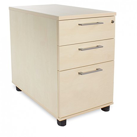 Weber Büro Standcontainer Optima 800 mm tief in Ahorn