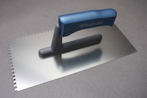 Zahnkelle - Zahnspachtel - Glättekelle gezahnt - Zahnung: 4x4mm - Modell CLASSIC