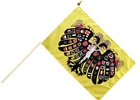 Bandiera fritze® Stock Bandiera Sacro Romano Impero tedesco Nation quater Ion Adler – 30 x 45 cm