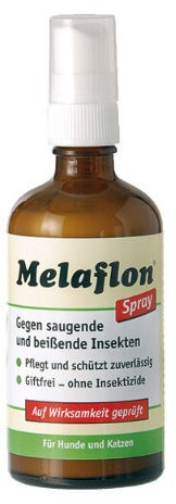 Anibio Melaflon Spray 100ml | Ungezieferbekämpfung für die direkte Anwendung auf dem Tier | auch zur Anwendung bei Jungtieren | für Hunde und Katzen