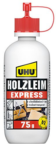 UHU holzleim Express D2, lösemittelfrei, 75 g Flasche