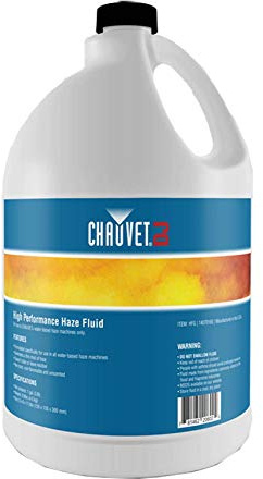 CHAUVET DJ – High Performance Haze Fluid One Gallon | Water-Based Formula For Haze Machines | Thin Mist Atmospheric Output | Premium Consistency Quality | Non-Toxic Non-Flammable Unscented