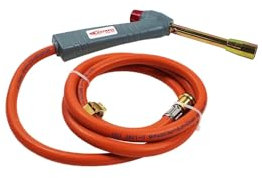 Express, 5100, Chalumeau Plombier, 1,50 m de tuyau caoutchouc ISO 3821, 1 lance dard 70 mm, Très léger, Chalumeau à Gaz Butane de Plombier Standard, Débit Gaz 312 (g/h), Puissance 4,3 kW