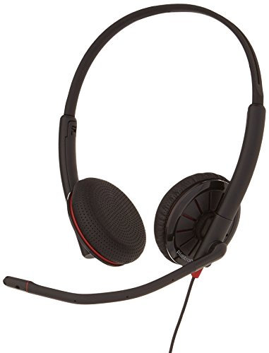 Plantronics Blackwire C325 Stereo 3.5mm & USB corded Headset for PC, Tablet, & Mobile Phone - Optimised for Skype & Microsoft Lync