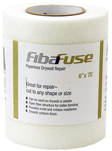 FibaFuse FDW9018-U 6 X 75' Paperless Drywall Repair, White