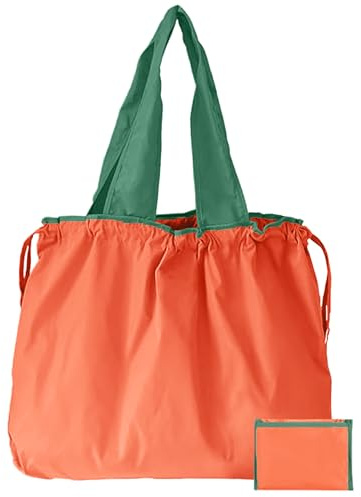 GFYFYZ Einkaufstasche Faltbar Große Wiederverwendbare Einkaufsbeutel Waschbar Shopping Bag Tragetasche mit Kordelzug und Henkel Tragbare Einkaufstaschen für Einkaufen und Travel Outdoor Camping