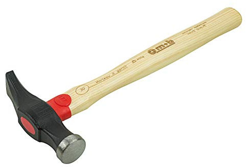 MOB Outillage 0200300301 Marteau à garnir avec manche Hickory/tête ronde 30 mm