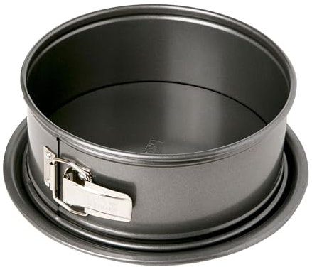 Birkmann 881013 Easy Baking Moule à charnière Acier Inoxydable/Métal Antiadhésif Gris 20,0 x 20,0 x 9,0 cm