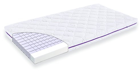 Träumeland T014802 Matratze - Mondschein 70 x 140 cm,weiß