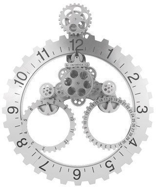 Invotis INIV117B-klocka, med datumvisning, kugghjul, svart