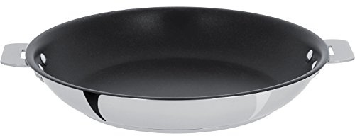 Cristel - P26QMPE - Poêle inox 26cm sans poignée amovible- Anti-adhérent Exceliss+ Collection Casteline