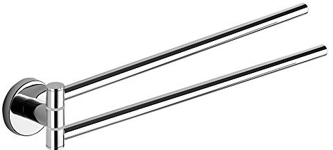 Gedy FE231300100 Portasalviette a snodo - fissaggio con viti L36.9H5.6P4.8cm