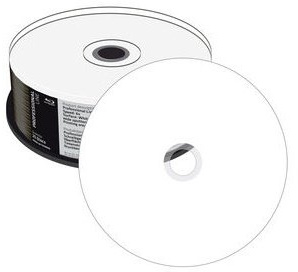 Mediarange – Blu-ray BD-R DL 50 GB 6x Professional Line ff inkjet 25 unità