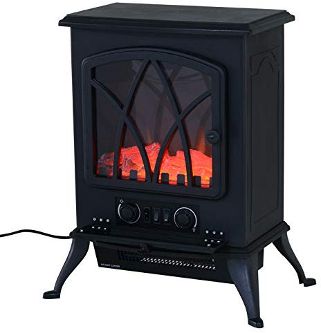 HOMCOM Elektrokamin Kamin Kaminofen Elektrischer Wandkamin (Modell6)