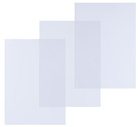 Pavo - Einbanddeckel-Klarsichtfolie A4, PP-Folie, 200mic, 100-er Pack, transparent