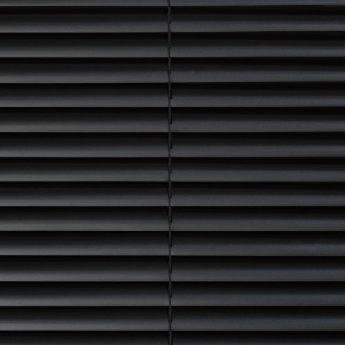 Liedeco |PVC Kunststoff-Jalousie schwarz 110 x 220 cm