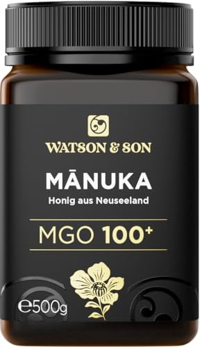 Watson & Son Manuka Honig MGO 100+ 500g | Premium Qualität direkt aus Neuseeland