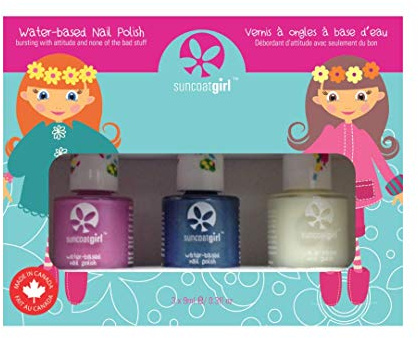 Suncoat Girl | Mermaid Princess Kit Di 3 Smalto Per Unghie Ad Acqua Per Bambini