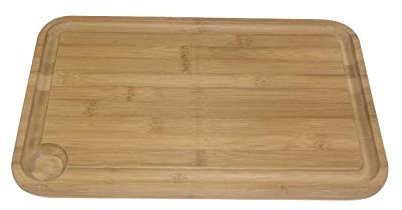 Bambou by Berard 97090 Planche avec Rigole et Poches à Jus 31 x 23 x 2 cm