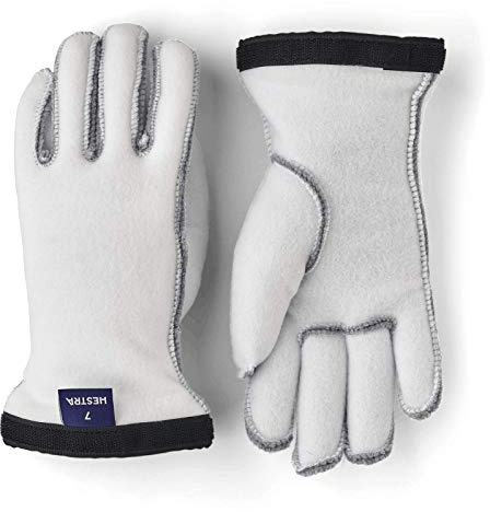 Hestra Heli Ski Liner 5-Finger Handschuhe Damen weiß