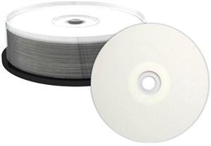 MediaRange MRPL401 25GB BD-R 25pieza(s) Disco BLU-Ray vacíos - Discos BLU-Ray vacíos (BD-R, 120 mm, 25 GB, Blanco, 4X, Caja para Pasteles)
