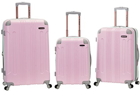 Rockland London Hardside Spinner Wheel Luggage, Mint, 3-Piece Set (20/24/28)