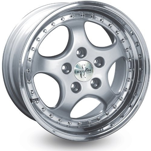 KESKIN KT2 SILVER LIP POLISH 9,5x18 ET52 5.00x130.00 Hub Hole 71.60 mm - Alu felgen