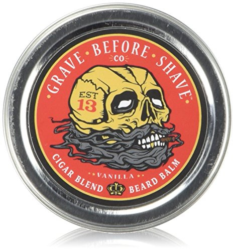 Grave Before Shave Cigar Blend Beard Balm (Cigar/Vanilla Scent) (2 Oz.)