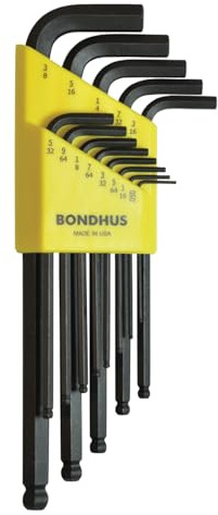 Bondhus 10937 Set of 13 Balldriver L-wrenches, sizes .050-3/8-Inch