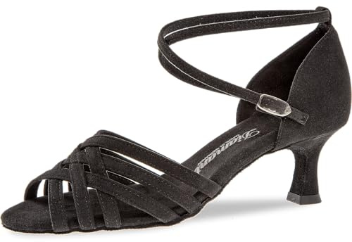 Diamant Diamant Damen Latein Tanzschuhe 008-077-335, Damen Tanzschuhe - Standard & Latein, Schwarz (Schwarz), 36 EU (3.5 Damen UK)