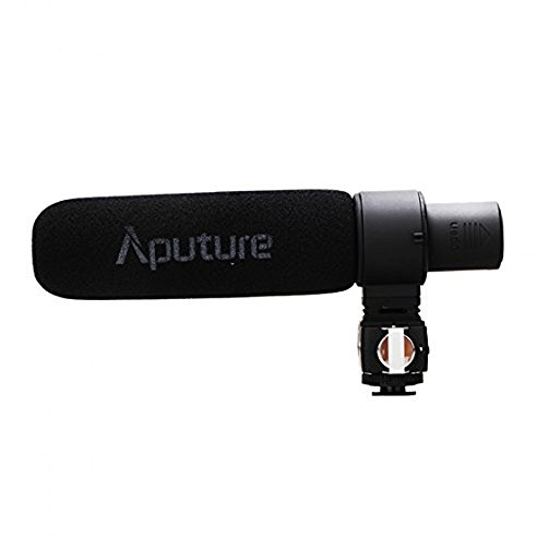 Microphones Aputure V-MIC D2 affichage en temps réel des indicateurs AF-pointe professionnels - pour Caméscope DSLR