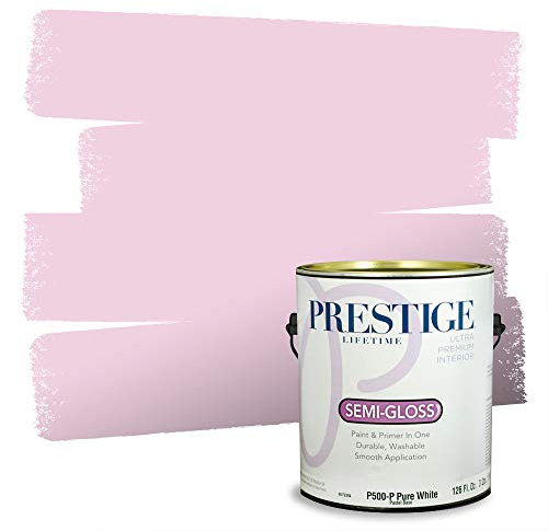 PRESTIGE Interior Paint and Primer in One, Cottage Rose, Semi-Gloss, 1 Gallon