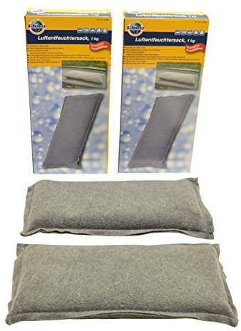 Deumidificatore per auto, 2 pezzi, 1000 g, con gel di silice per auto, cantina, roulotte, barche, armadi, muffa, riutilizzabile